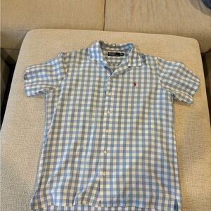 Ralph Lauren Polo: Size Medium, Blue & White, Used & Good Condition